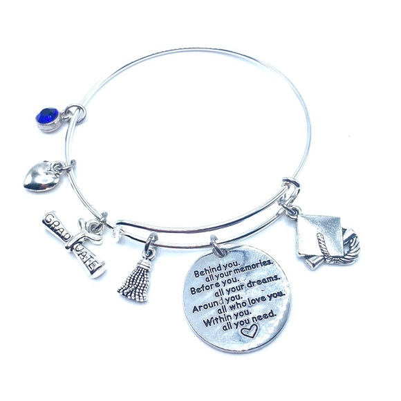 Graduation Charm Bracelet Behind You All Your Memories - Picture 4 of 6